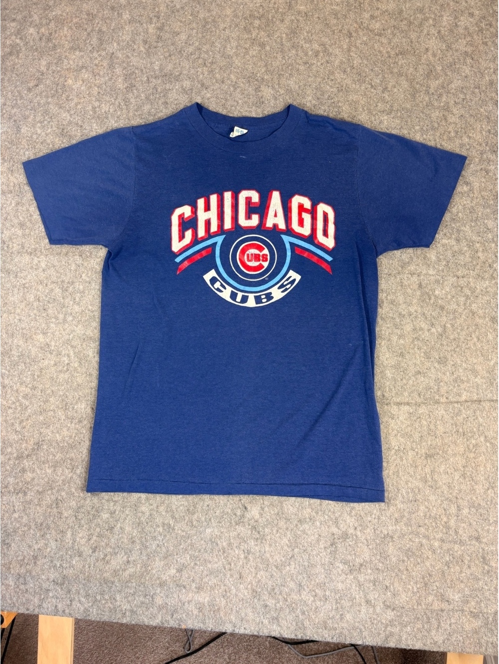 Vintage Chicago Cubs blue graphic T-shirt Size XL